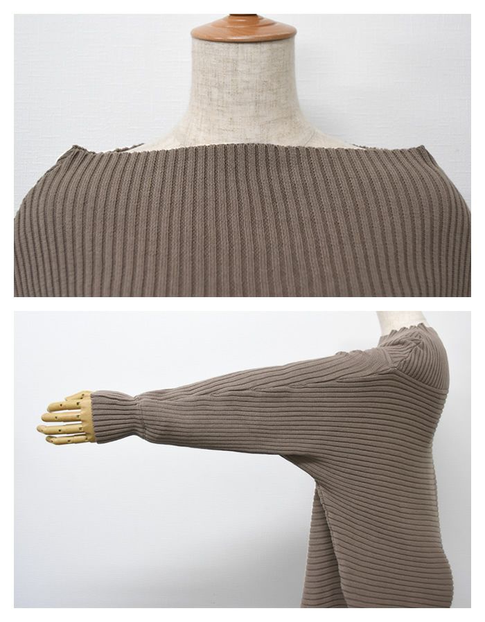 ドルマンスリーブニットトップス レディース 秋 冬 オーバーサイズ