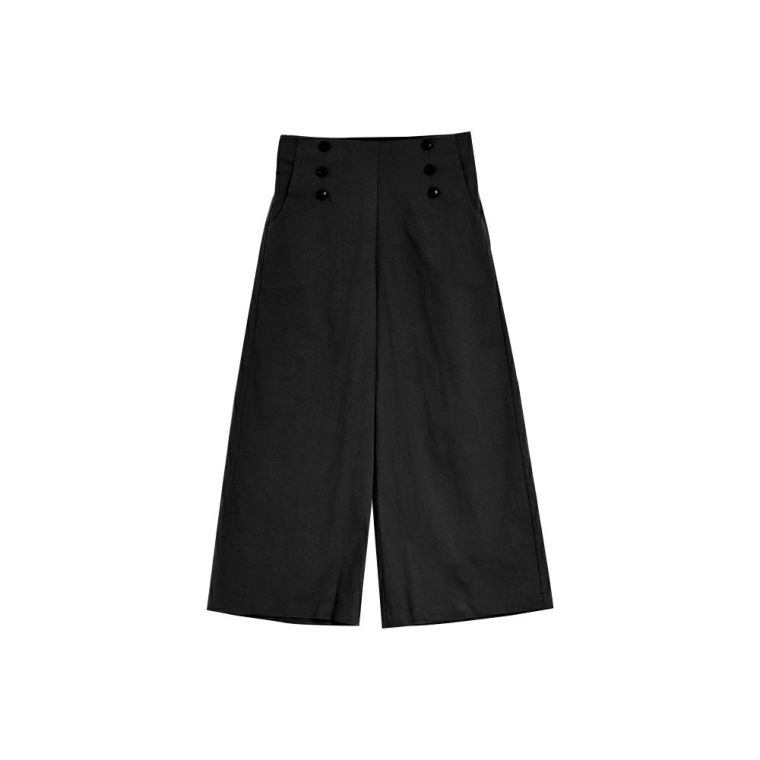 フロントボタンワイドパンツ レディース 春 夏 S M L LL ≪ゆう フロントボタンワイドパンツ レディース 春 夏 S M L LL ≪ゆう