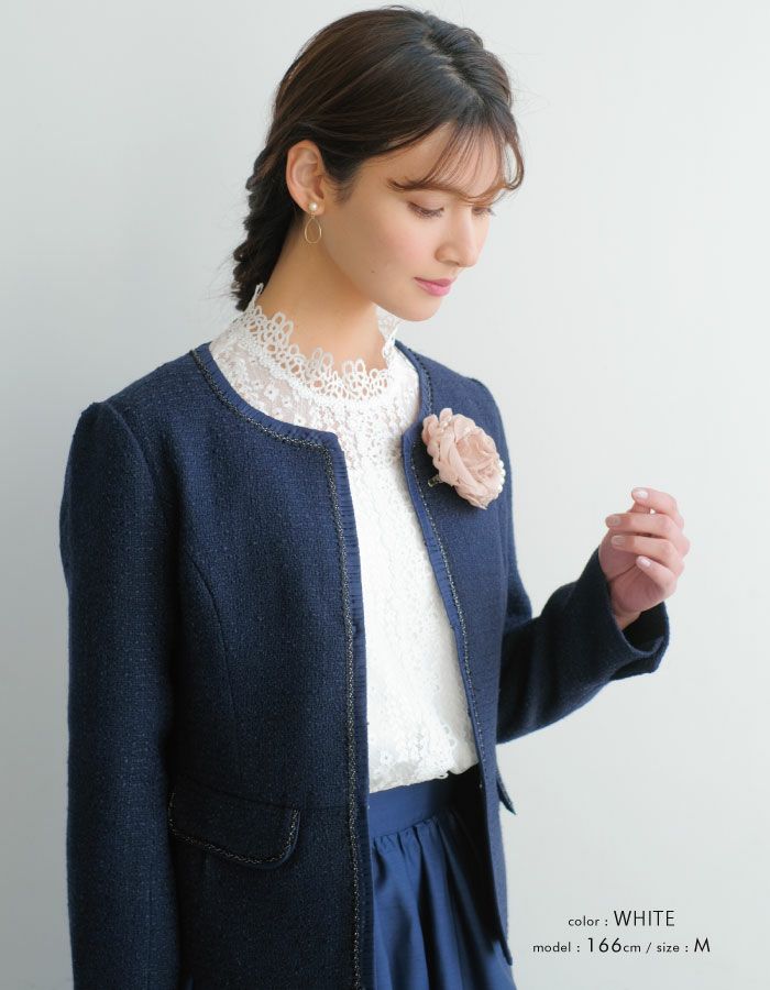 レーストップス×インナーキャミ レディース 春 夏 秋 冬 M L