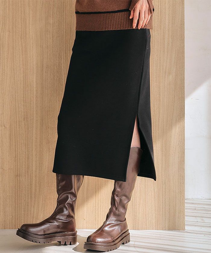 新品正規品【TFW49/L】裏起毛　ストレッチ　スカート　フリース　秋冬スコート 新品正規品【TFW49/L】裏起毛 ストレッチ スカート フリース 秋冬