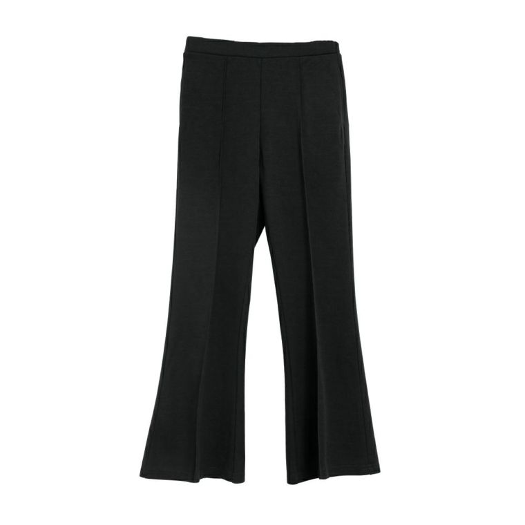 ピンタックセミフレアパンツ レディース 春 夏 秋 S M L