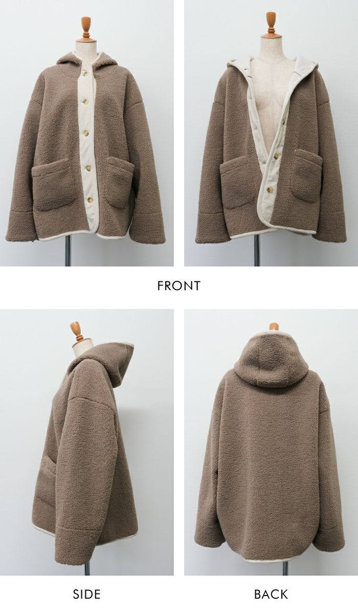 【冬物♡ラージサイズ】23区♡ボアロングコート　44 冬物♡ラージサイズ】23区♡ボアロングコート 44