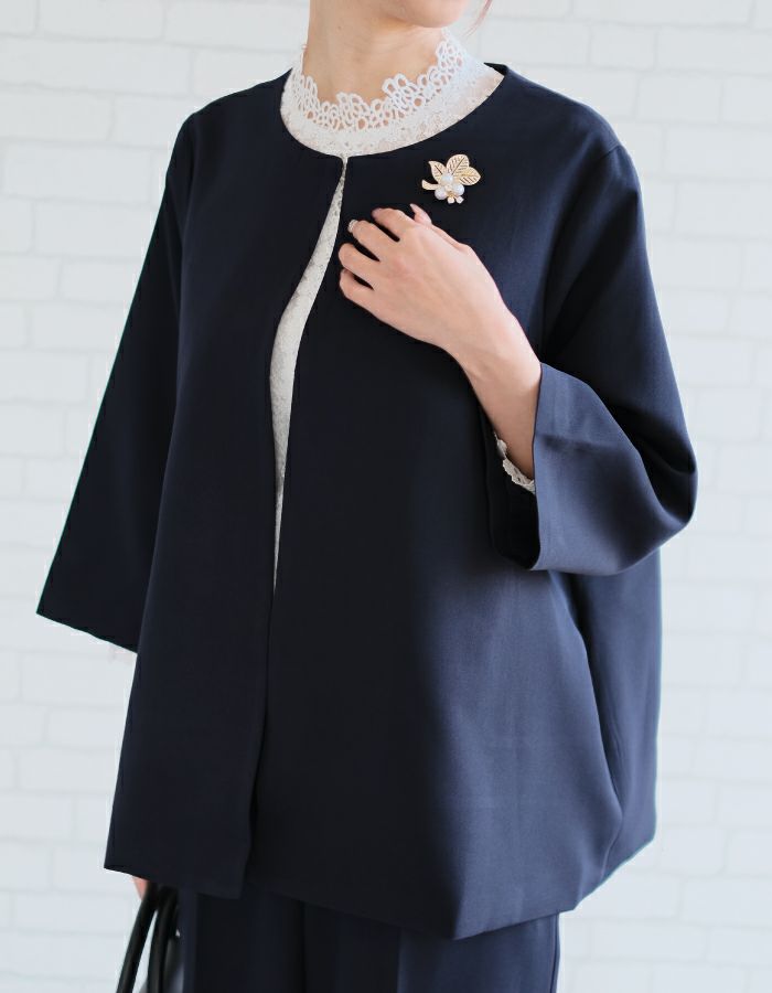 フレアシルエットセットアップスーツ レディース 春 秋 長袖 M L