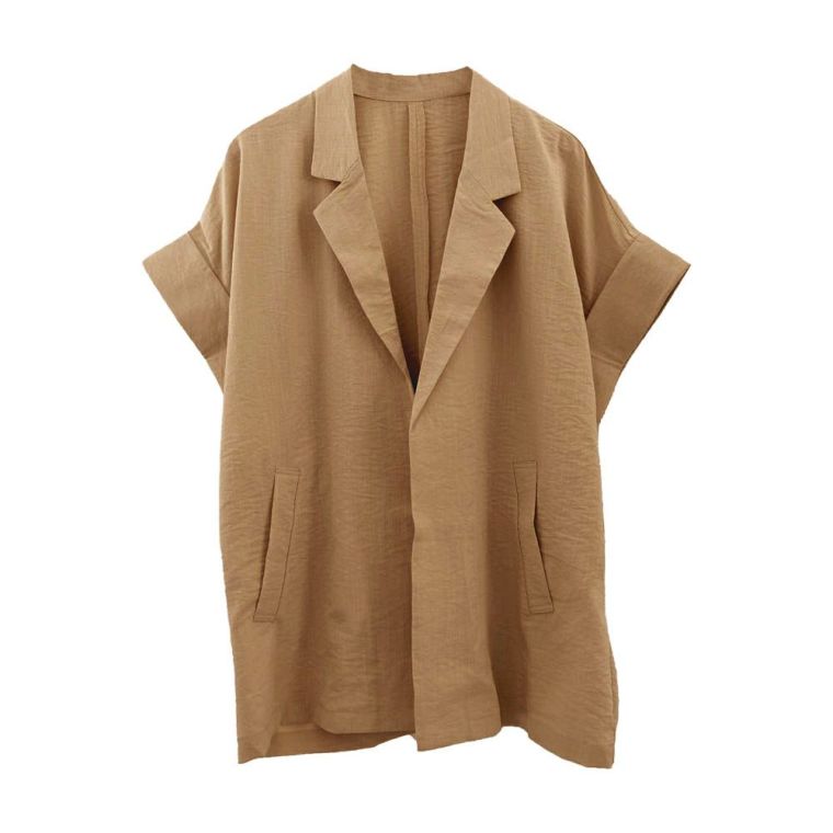 aquagarage公式】半袖シャツジャケット｜夏の羽織りにぴったりな軽やか