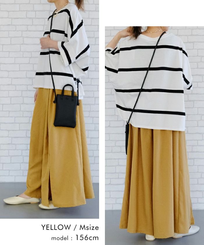 美品✨ワイズ アシンメトリー ニットパンツ リネン 麻 ブラック L相当 435d015dedbbd4327324598726ab33