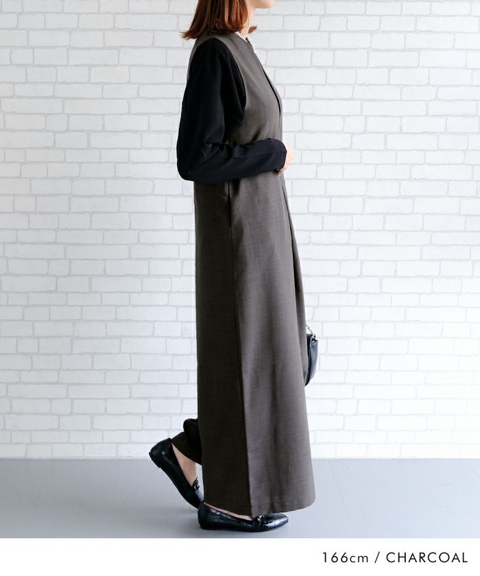新品L a v i s h G a t eパイル 深Vネックオールインワン Vネックオールインワン|allureville OFFICIAL SITE / ONLINE