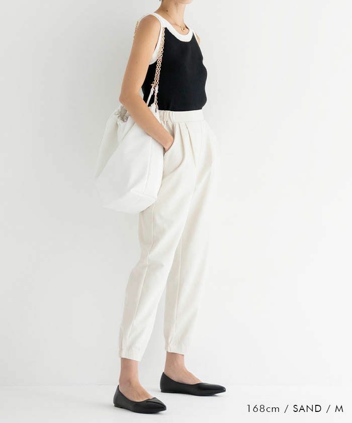 【美品タグ有】EDIT.FOR LULUタックジョガーパンツ EDIT. FOR LULU パンツ タックジョガーパンツ レディース