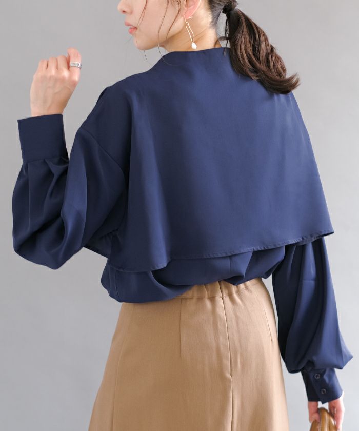 akiki♡完売♡レア　新品未使用　袖付きケープトップス akiki♡完売♡レア新品未使用袖付きケープトップス