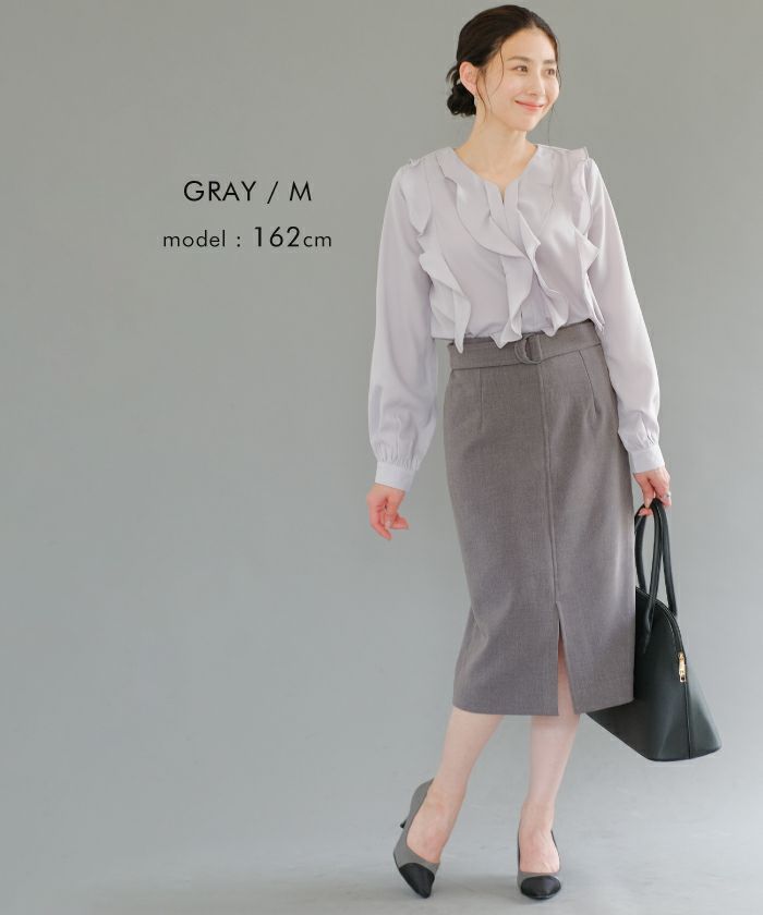 セットアップ可】ペンシルスカート 春 秋 冬 ミディアム丈 S M L