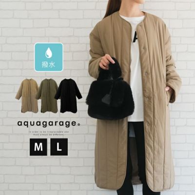フード付きボアコート レディース 秋 冬 大きいサイズ | アクア