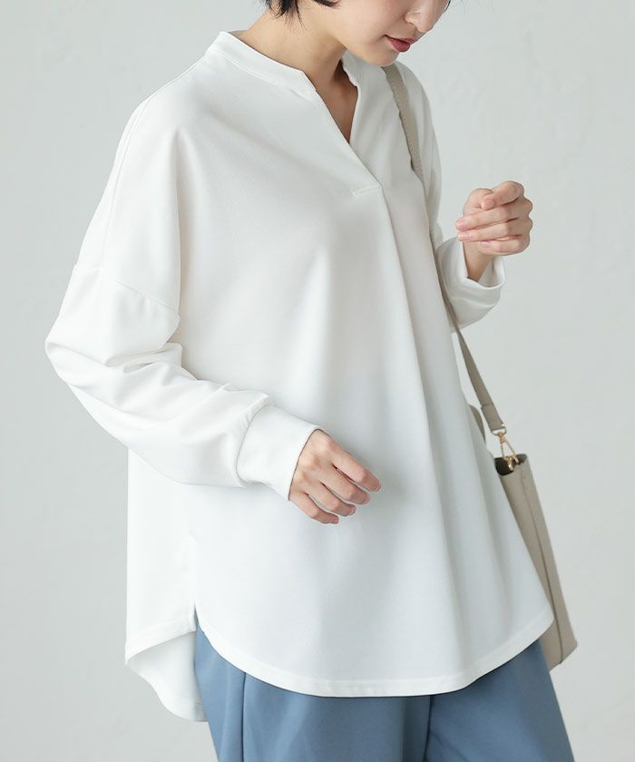 フロントタックスキッパーブラウス