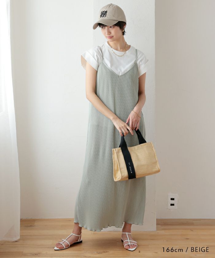 お値下げ中メルカドバッグ　PLAYA MERCADO BAG - PLAYA - Gold / Metallic Green (XS) | Letra