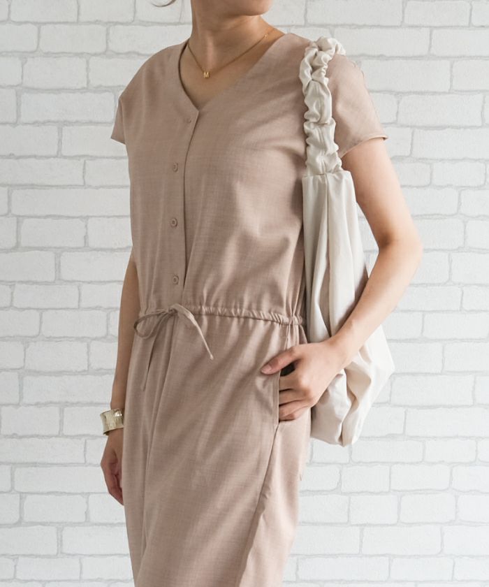 ●●アライ様一時専用●●【Y's】コットンリネンオールインワン2018SS リネンライクオールインワン レディース 春 夏 秋 M L | アクア