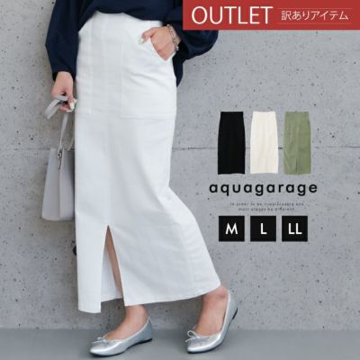 【999円祭り】【訳ありアウトレット】ストレッチベイカースカート レディース 春 夏 秋 M L LL | アクアガレージ aquagarage