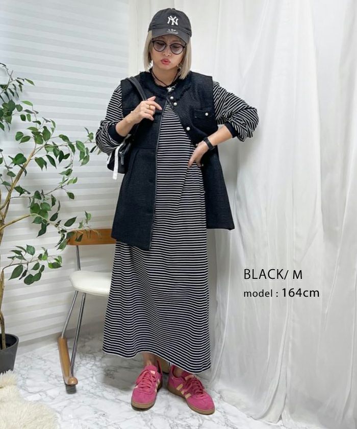 ツイードジレ レディース 春 夏 M L | アクアガレージ