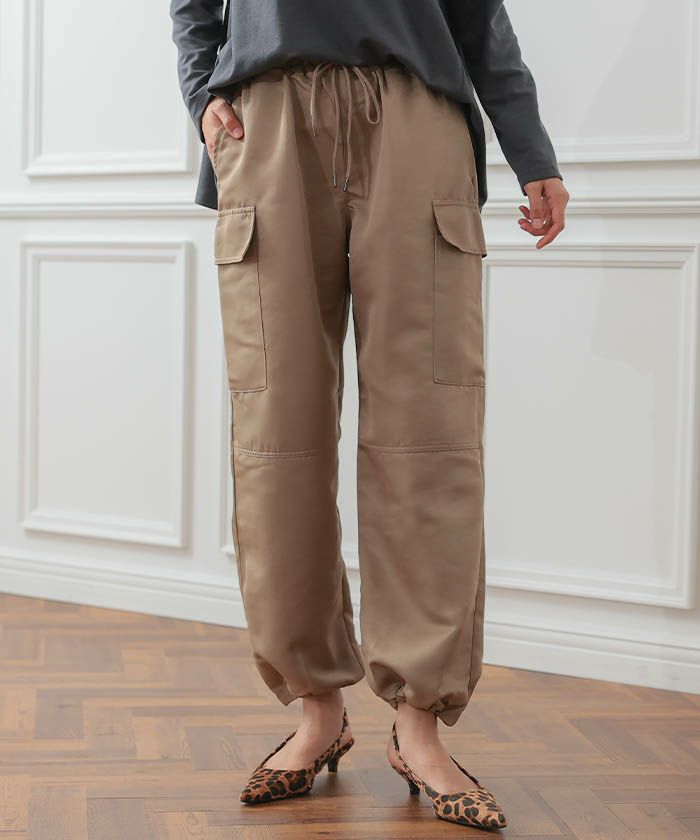 ツイルカーゴパンツ レディース 春 秋 冬 M | ≪ゆうメール便