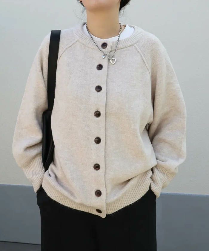 Rene ルネ☆ドルマンスリーブ マント風ニットコート カーディガン aozorashoten0330_azr230822-ktur319