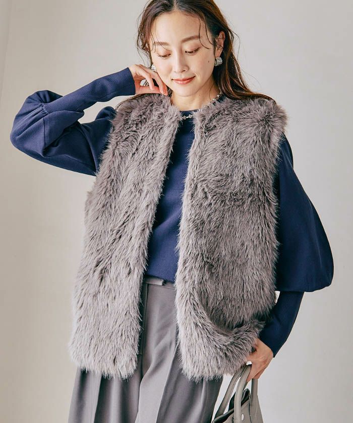 シャギーファーベスト 春 秋 冬 M | アクアガレージ aquagarage | 公式